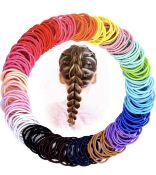 RRP £72 Set of 8 x Jollybows 200pcs Multicolour Girls Hair Ties Hair Bands