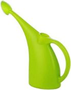 RRP £45 Set of 3 x Monland Plastic Watering Can Long Spout, 1/2-Gallon with Shower Head