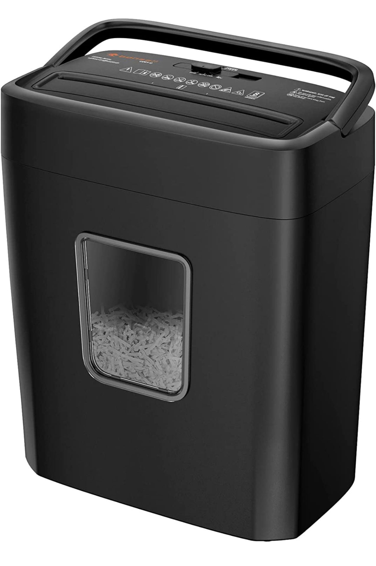 RRP £35.99 Bonsaii 8 Sheet Cross Cut Paper Shredder, Shredder Shred Credit Cards Small Home Office