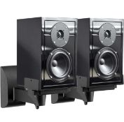 RRP £27.99 Suptek 2-Pack Speaker Wall Mount Dual Speaker Stands Surround Sound Speakers Universal