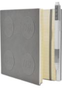 RRP £23.99 LEGO Stationery Locking Notebook with Gel Pen - Grey