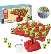 RRP £28 Set of 2 x BomKra Frog Balance Math Game Educational Counting Numbers Toy Gift Set