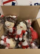 RRP £112 Set of 8 x Bunny Plush Toy Stuffed Amber Baron Plush Doll Cute Bunny Cushion Anime