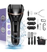 RRP £19.99 Electric Foot File Ratukall Hard Skin Remover Rechargeable Waterproof Callus Remover Feet