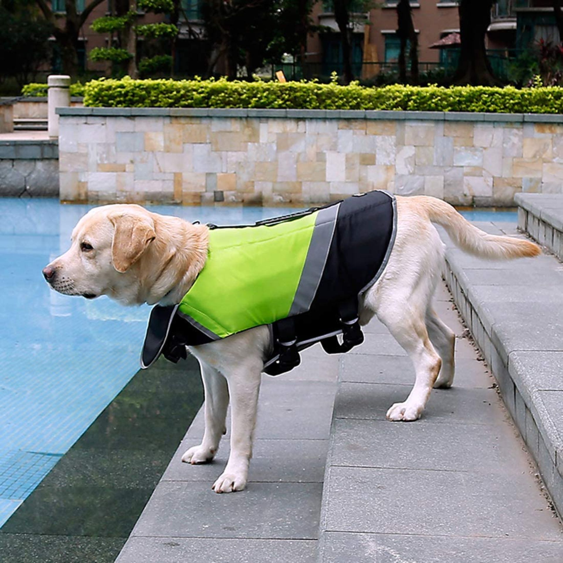 RRP £21.99 Tineer Dog Life Jacket Vest with Extra Padding Saver Safety Reflective Swimsuit, XL