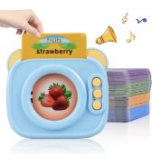 Talking Flash Cards Speech Therapy Toy for Toddlers Educational Learning Resources Toy