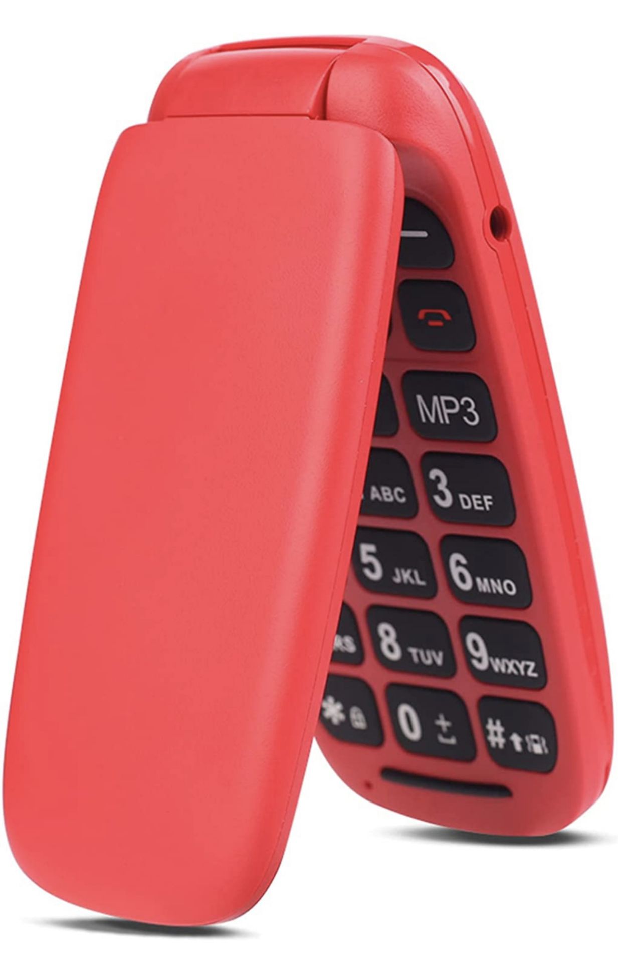 RRP £25.99 Ushining GSM Flip Mobile Phone Big Button Easy to Use Classic Durable Phone