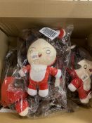 RRP £56 Set of 4 x Bunny Plush Toy Stuffed Amber Baron Plush Doll Cute Bunny Cushion Anime