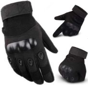 Set of 2 x CXW Cycling Gloves Touch Screen Motorcycle Gloves Men Full Finger Bike Gloves for Cycling