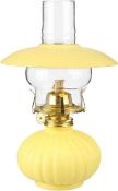 RRP £39.99 amanigo 28cm Glass Kerosene Lamp Chimney Clear Glass Oil Light With Decorative Cover