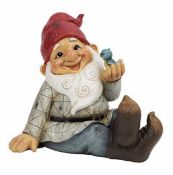 RP £19.99 Country Living Garden Gnome with Bird on Hand
