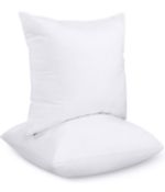 Utopia Bedding Cushion Inner Pads 2-Pack Cushion Stuffer Inserts Hollowfibre Pillows, White