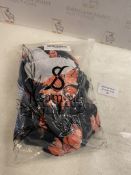 RRP £25.99 Jasambac 3-Piece Tankini Swimsuit Swimwear Tank Top with Bikini Top Boyshort Set, L