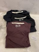 RRP £26.99 Charles Wilson 3 Pack Long Sleeved Plain Crew Neck T-Shirt XL, Dark Essentials