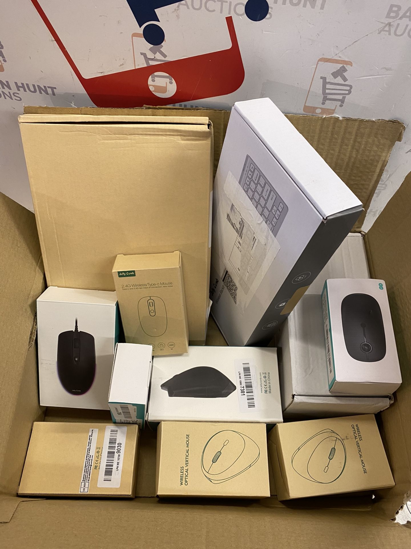 Approx RRP £170 Box of Mixed PC Wireless Keyboards/ Mice, 11 Pieces