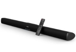 RRP £49.99 Saiyin Sound Bar for TV Bluetooth 5.0 Stereo Speaker Sounbar 32" Home Theatre Surround