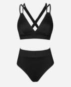RRP £32.99 CUPSHE Women's Bikini Set Two Piece Swimsuit, L