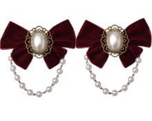 RRP £78 Set of 6 x 2-Pack Cosdream Women Bowknots Pearl Shoe Clips Decorative Shoe Accessories