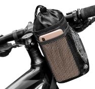 RRP £66 Set of 4 x Vihir Bike Water Bottle Holder Bag Bicycle Coffee Cup Holder with Phone Storage