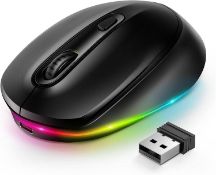 Approx RRP £160 Collection of PC Mice Set of 19 x Wireless Mouse, USB Wireless Mouse Rechargeable
