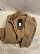 RRP £25.99 PrinStory Women's Blazer Suit Open Front Cardigan Adjustable Sleeve Jacket, 6