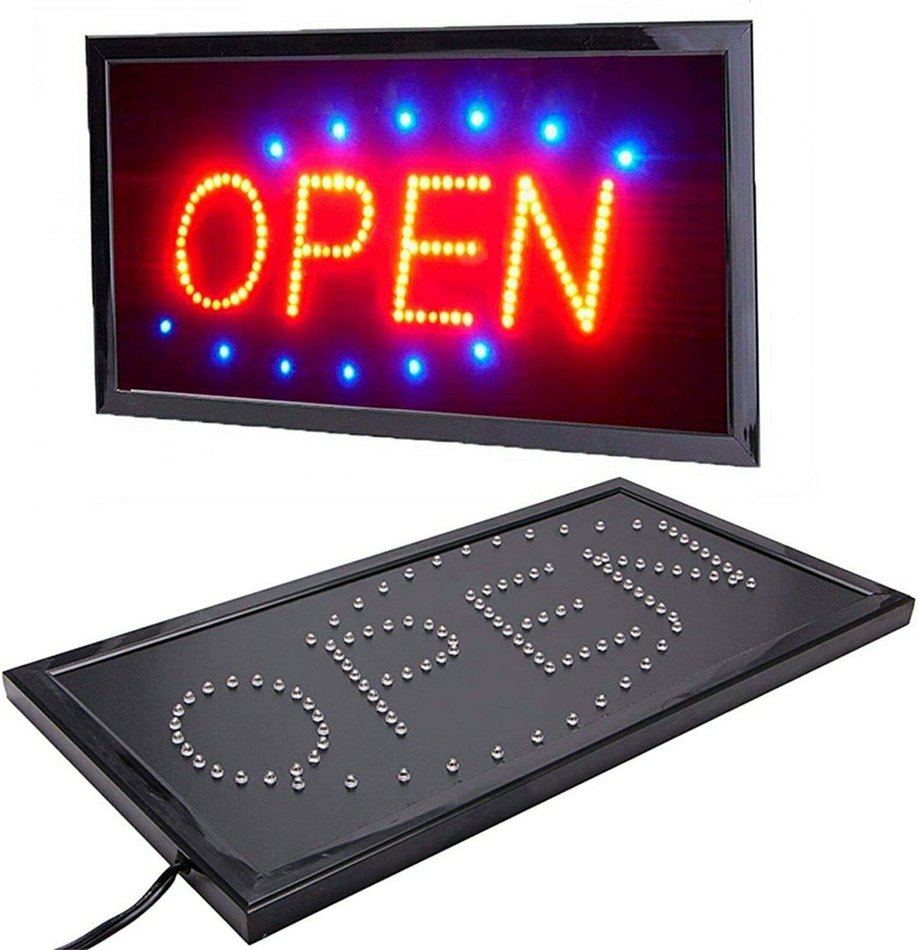 Walgreen® Bright LED Neon Open Shop Sign Light Display Sign