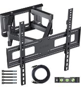 RRP £45.99 BONTEC TV Wall Mount for 23-70 Inch LED LCD Flat & Curved TVs, Swivels Tilts Extends
