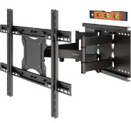 RRP £49.99 BONTEC TV Wall Bracket for 37-80 inch LED LCD Flat & Curved Screen, Swivel Tilt TV Wall