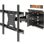 RRP £49.99 BONTEC TV Wall Bracket for 37-80 inch LED LCD Flat & Curved Screen, Swivel Tilt TV Wall