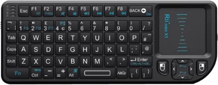 RRP £34 Set of 2 x Rii X1 Mini Wireless Keyboard, Smart TV Keyboard, Wireless Keyboard with