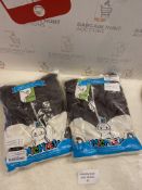 RRP £40 Set of 2 x COOKY.D Unisex Sleeveless Baby Boys Girls Zip Toddler Breathable Wearable Blanket