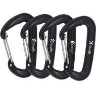 RRP £48 Set of 4 x 4-Pack Favofit Carabiner Clips 12KN Heavy Duty Caribeaners for Camping Hiking