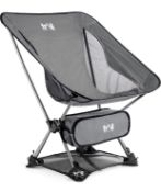 RRP £29.99 Trail Hawk Lightweight Camping Chair Portable Compact Ultralight Folding Seat
