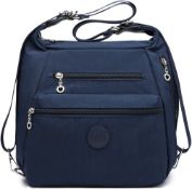 Kono Messenger Shoulder Bag for Women, Multi Pockets Ladies Handbag Waterproof Casual Crossbody