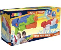 Joyin 2-Pack Water Pistol Guns High Capacity Water Super Soaker Blaster Squirt Gun Toy