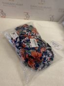RRP £27.99 Sykooria Women's Swimsuit 2 Piece Bathing Suit Tummy Control Swimwear Set, XL