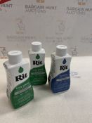 RRP £45 Set of 3 x Rit Dye Liquid 8 OZ Royal Blue and True Green Liquid