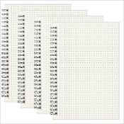 RRP £28 Set of 2 x 4-Pack Winsafe Dot Grid Notebook Spiral A5 Size Dotted Paper 80 Sheets/160 Pages