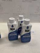 RRP £45 Set of 3 x Rit Dye Liquid 8 OZ Royal Blue Liquid