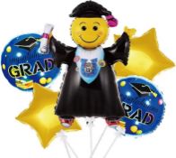RRP £80 Set of 10 x 5 Pcs 2023 Graduation Balloons Congrats Grad Balloons 2023 Graduation Party