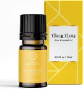 RRP £48 Set of 8 x AAKRITI Premium Ylang Ylang Essential Oil 100% Natural & Pure 10ml Aromatherapy