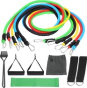 Set of 3 x CINMOK Exercise Resistance Bands Set 5Pcs Workout Strength Training Fitness Tubes Tension