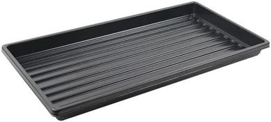 RRP £48 Set of 2 x 6-Pack BeGrit Garden Trays Heavy Duty Plastic Seed Trays Growbag Tray Rectangle
