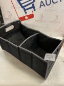 Foldable 2 Compartment Boot Organiser