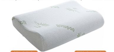 RRP £29.99 Ecosafeter Contour Memory Foam Pillow Cervical Orthopedic Deep Sleep Neck Pillow