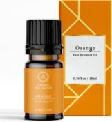 RRP £24 Set of 4 x AAKRITI Premium Orange Essential Oil 100% Natural & Pure 10ml Aromatherapy Oil