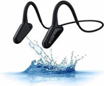 CNZON Sport Open-Ear Headphones, Wireless Bone Conduction Headset Bluetooth 5.0 Waterproof