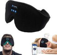 Bluetooth Eye Mask Sleep Headphones, 3D Bluetooth 5.0 Music Eye Mask, HD Stereo Speakers, Wireless