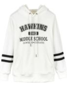 RRP £26.99 Simyjoy Unisex Hawkins Middle School Hoodie Hawkins Long Sleeve Jumper, Small