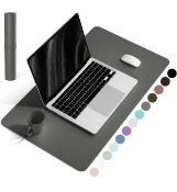 RRP £48 Set of 4 x Ysagi Non-Slip Desk Pad Waterproof PVC Leather Desk Table Protector, 60 x 35cm,